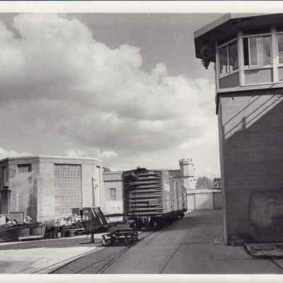 Photograph, Corrections, Wisconsin State Prison, Towers Inside Wall