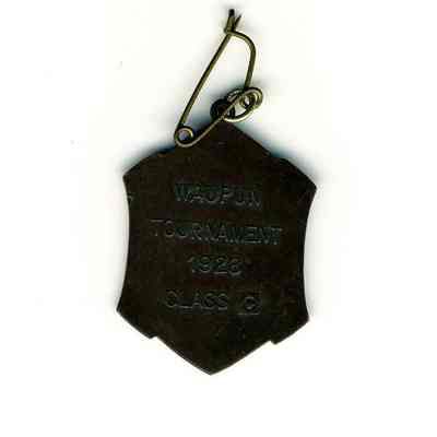 1928 Band Tournament Medal.