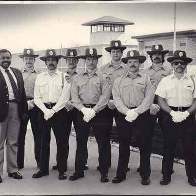 Photograph, Corrections, Wisconsin State Prison, Warden with Honor Guards
