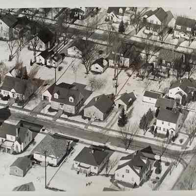 Waupun 1950's aerial photos.