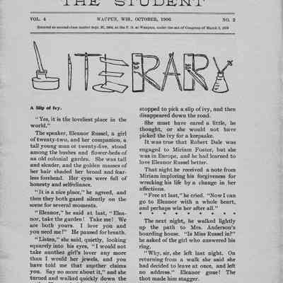 The Student vol4 #2 pg 17: Origformat: Other