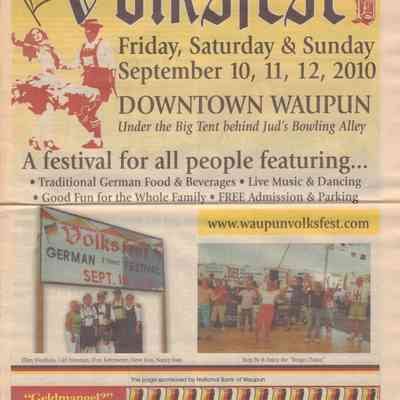 Program, Volksfest, 2010