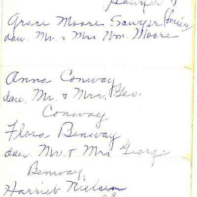 P. 14 from collection of Leona Nagler. Group photo;