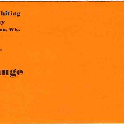 Price Change letter from BREYERS BROS., WHITING & CO. 1937.