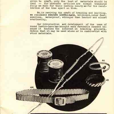 Booklet published by Handcrafters of Waupun.