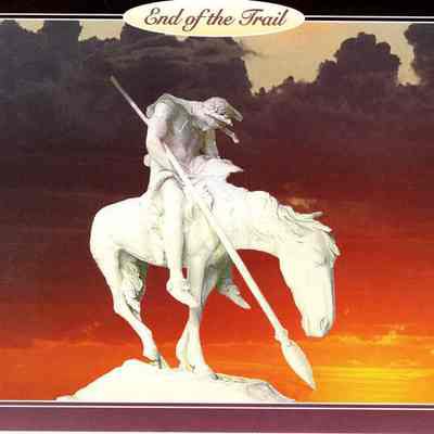 Postcard, End of the Trail, Oklahoma