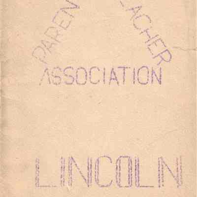 Waupun Lincoln School 1950-1951 P,T,A