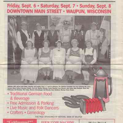 Program, Volksfest, 2002