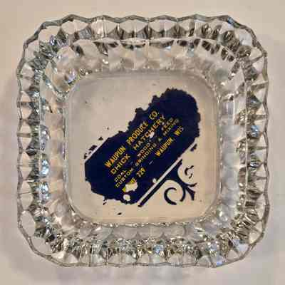 Ashtray, Waupun Produce Company