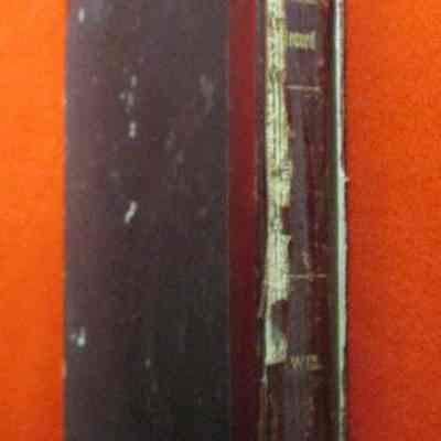 Bound edge of District Record Book
