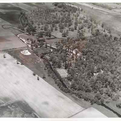 Waupun 1950's aerial photos.