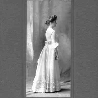 Portrait, Librarian Clara Lindsley.