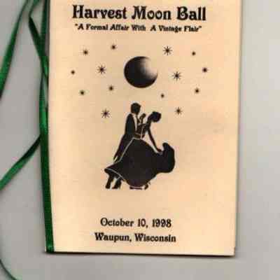 Dance Card, Harvest Moon Ball, 1998