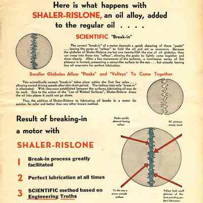 Shaler Rislone Advertising Brochure.