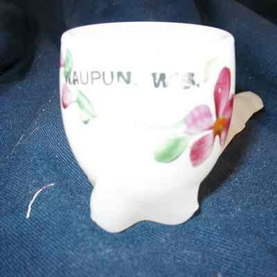 Toothpick Holder, Pipe, Souvenir, Waupun, Wis