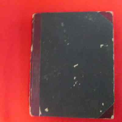 Back cover of District Record book