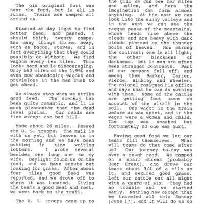 Page from Gold Rush Journal-Hillyer
