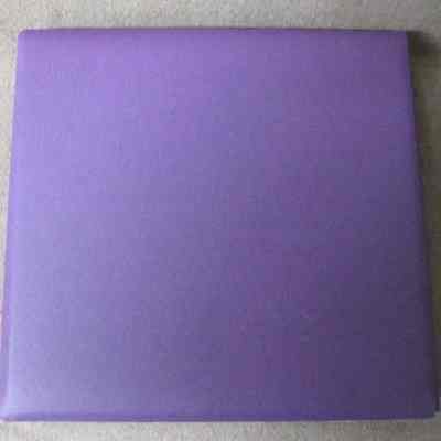 Back view of scrapbook