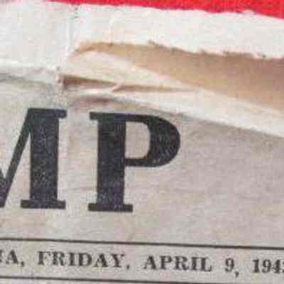 Indiana Newspaper- The Camp Crier- WWII 1943