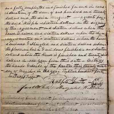 Page 2 - Margaret Williams Mortgage Letter: From the Leon Gardiner Collection, Historical Society of Pennsylvania