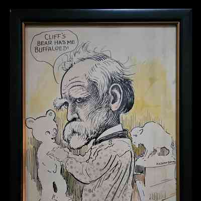 "Caricature of Henry Kirke Bush-Brown"