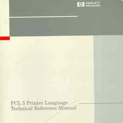 PCL 5 Printer Language
