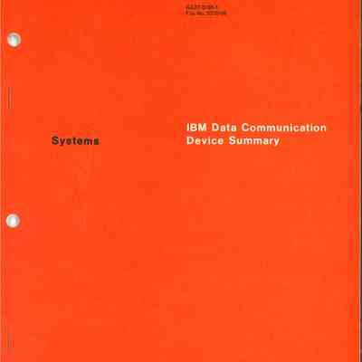 IBM Data Communication