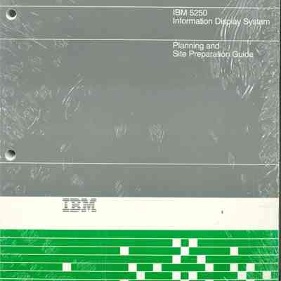 IBM 5250 Information Display System : Planning and Site Preparation Guide