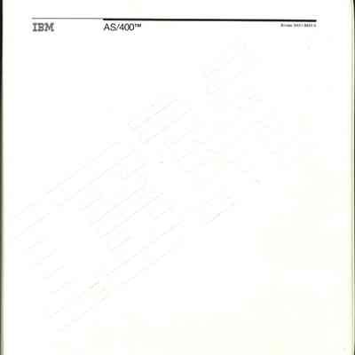 AS/400 Documentation Binder