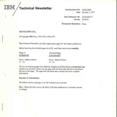Technical Newsletter