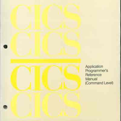 CICS Application Programmer's Reference Manual