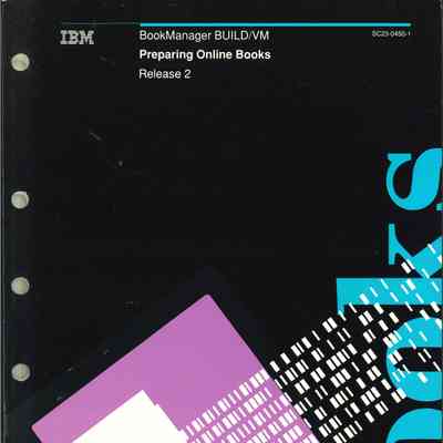 BookManager BUILD/VM : Preparing Online Books : Release 2