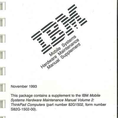 Mobile Systems Hardware Maintenance Manual Supplement