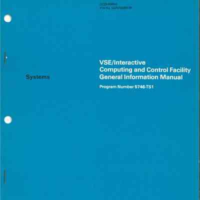 VSE/Interactive Computing and Control Facility