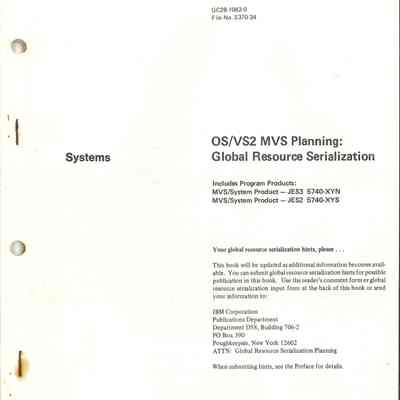 OS/VS2 MVS Planning: