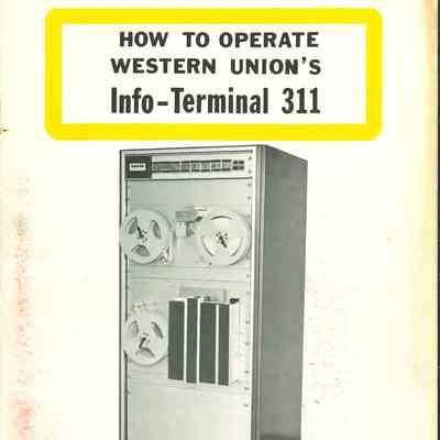 How to Operate Western Union's Info-Terminal 311