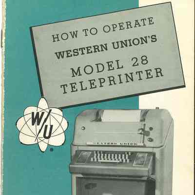 How to Operate Western Union's Model 28 Teleprinter