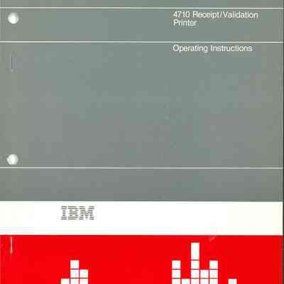 4710 Receipt/Validation Printer