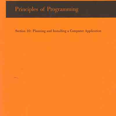 Principles of Programming