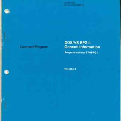 DOS/VS RPG II