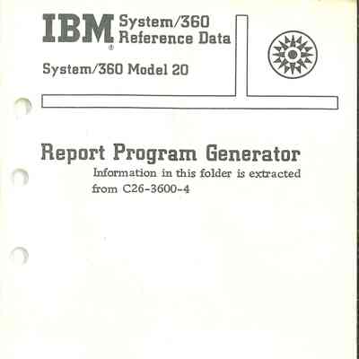 Report Program Generator