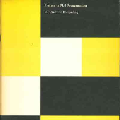 Preface to PL/I Programming in Scientific Computing