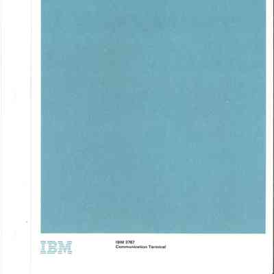 IBM 3767 Communications Terminal