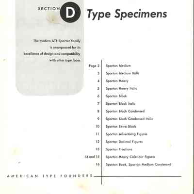 Type Specimens