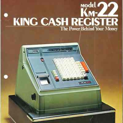 King Cash Register model KM-22