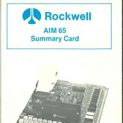 AIM 65 Summary Card