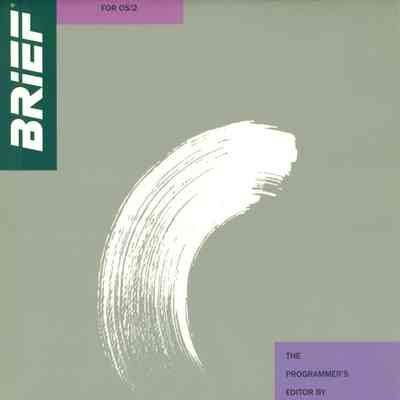 Brief Programmer's Editor for OS/2