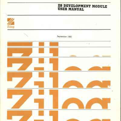 Z8 Development Module : User Manual