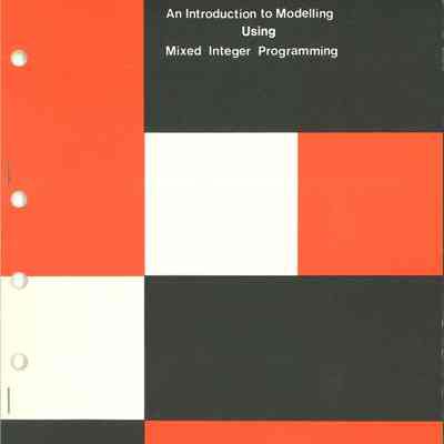 An Introduction to Modelling [sic] Using Mixed Integer Programming