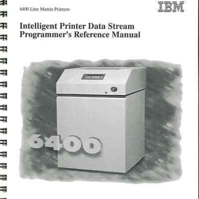 Intelligent Printer Data Stream